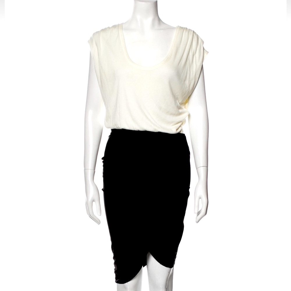 Alexander Wang Black White Dress Size 4 S